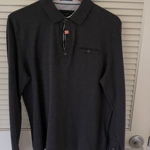 Mens Ted Baker long sleeve polo